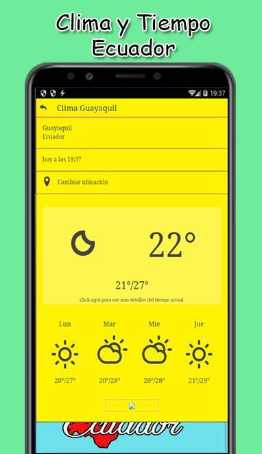 Clima y Tiempo Ecuador