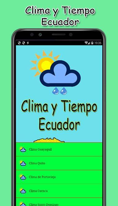 Clima y Tiempo Ecuador