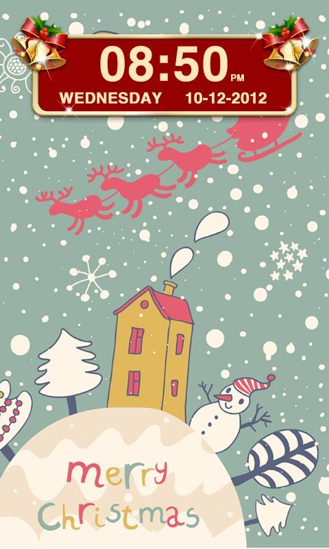 Christmas Clock Widget