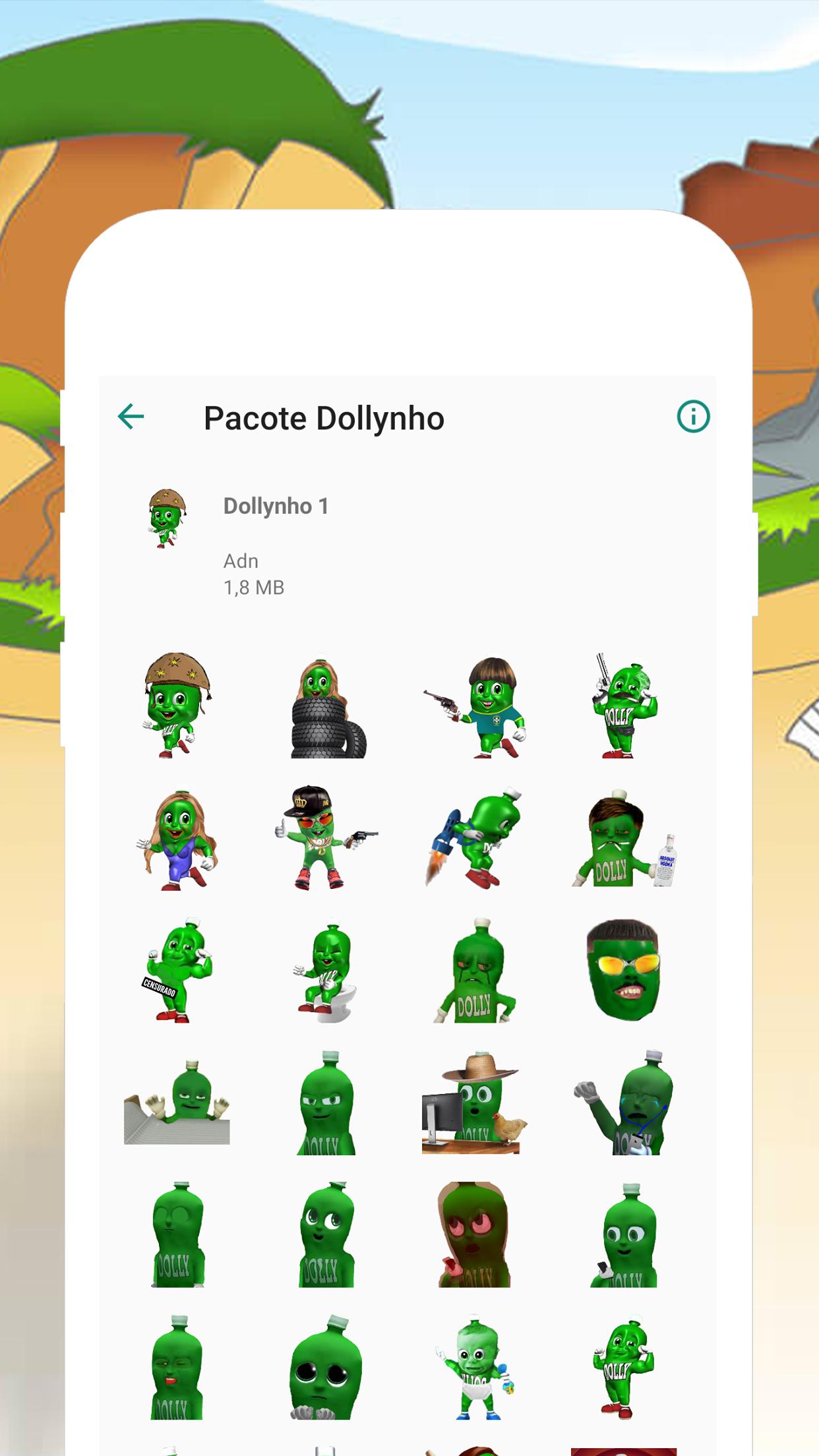Dollynho Stickers para WhatsApp