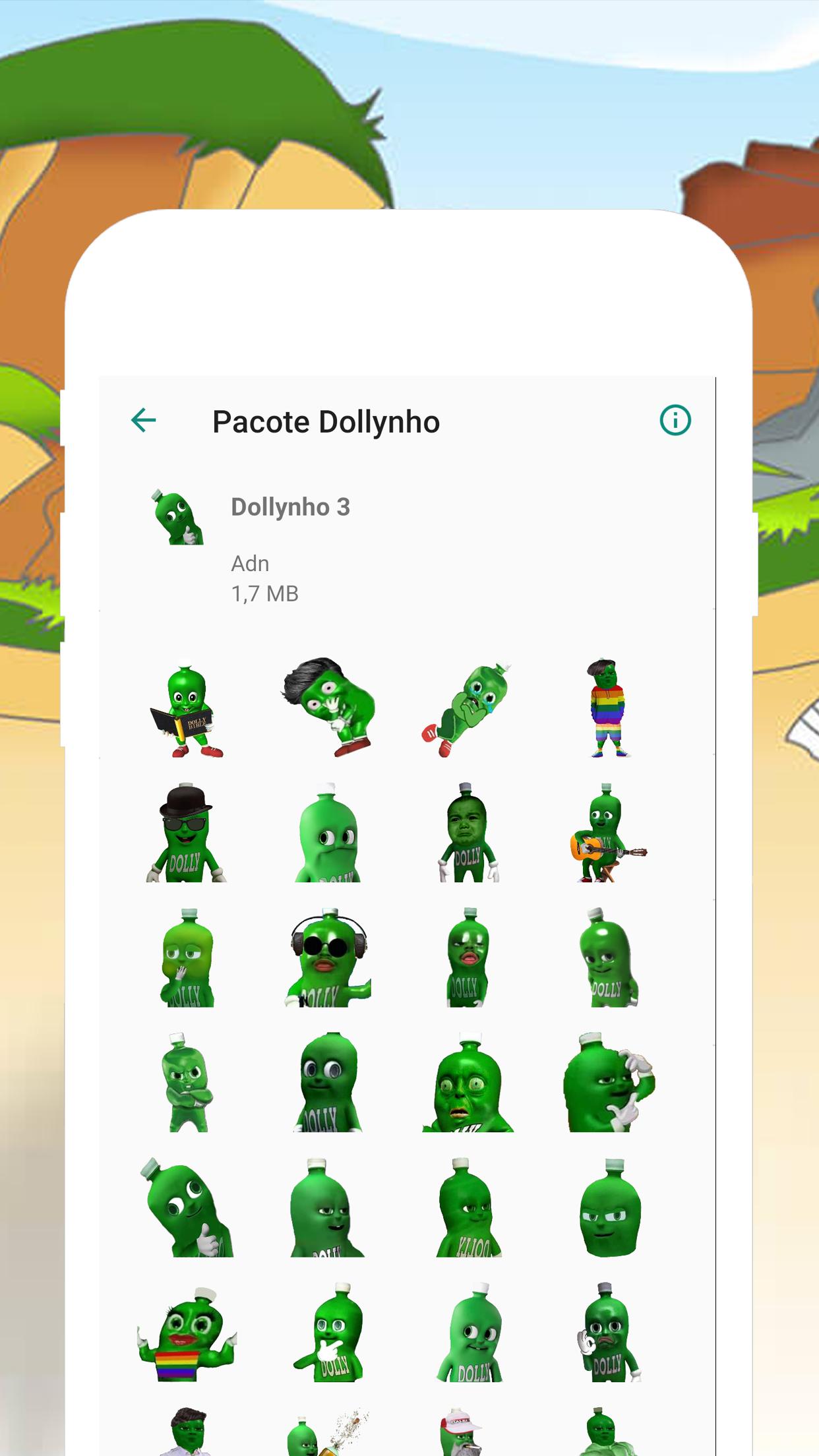 Dollynho Stickers para WhatsApp