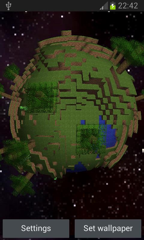 Craft World 3D Live Wallpaper