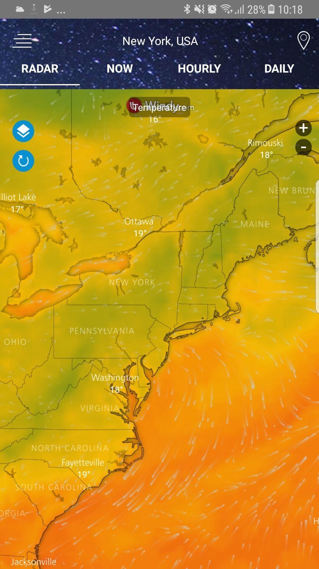 Weather radar - NOAA weather radar & alerts