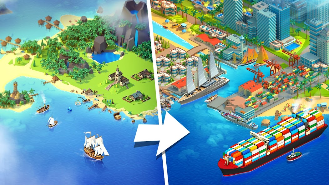 Sea Port: Cargo Boat Tycoon