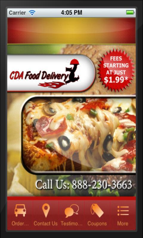 CDA Food Delivery