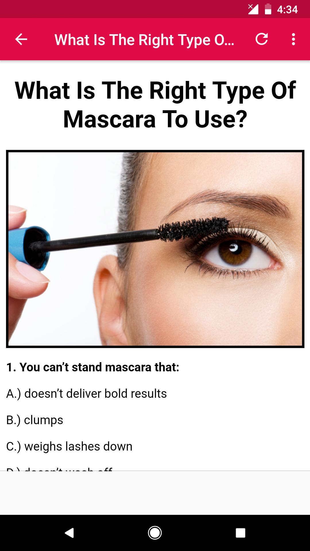 How To Apply Mascara