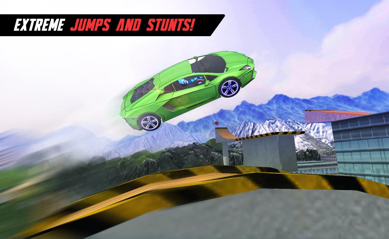 Car driving extreme stunts sim