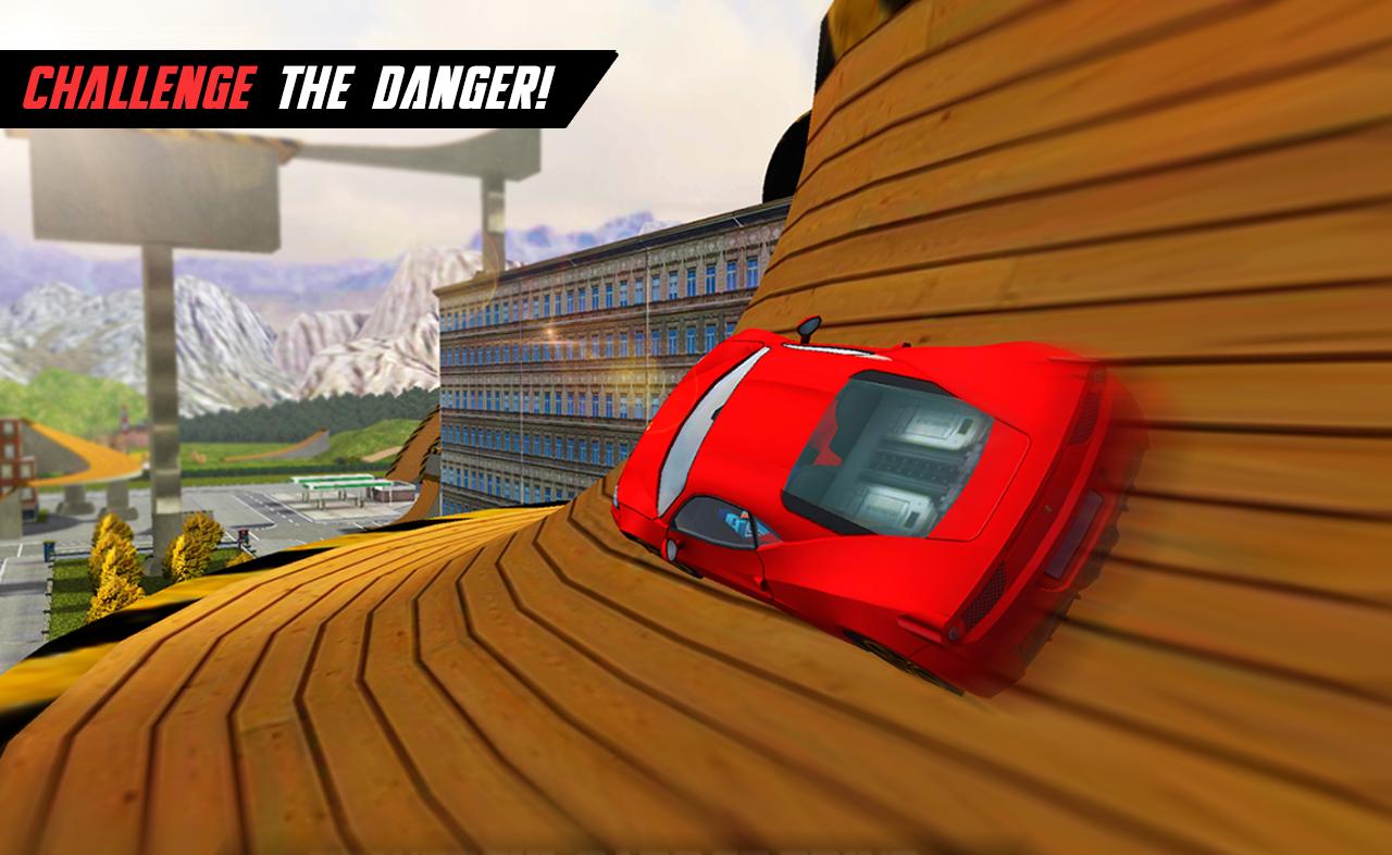 Car driving extreme stunts sim