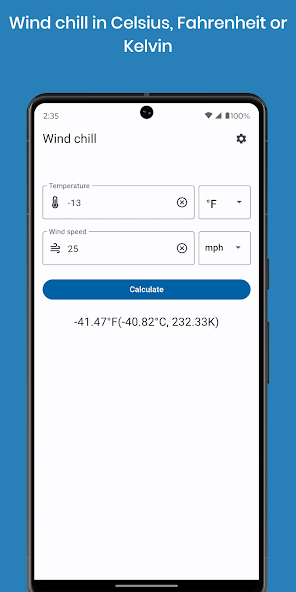 Wind chill App