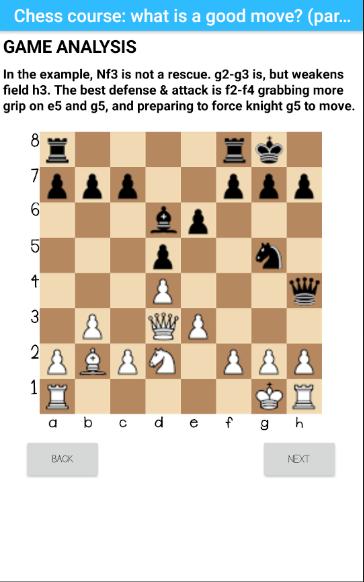 Chess course: how to find stro