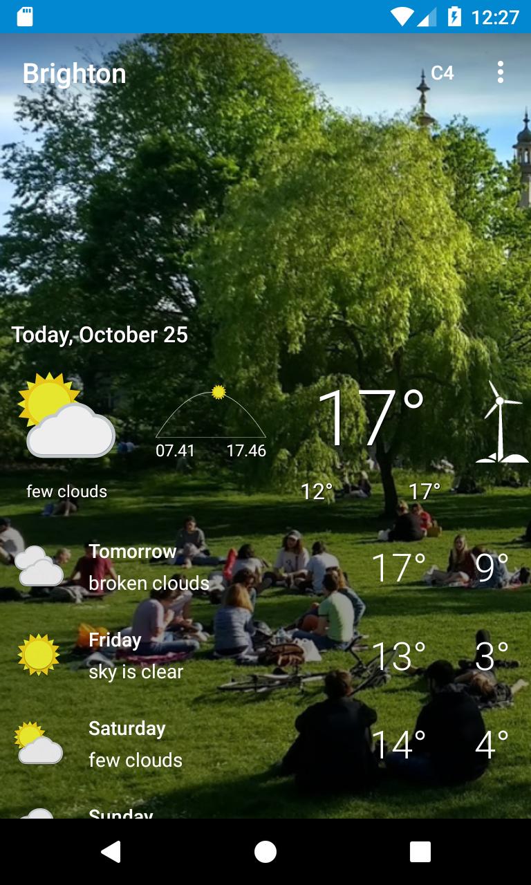 Brighton, UK East Sussex - weather and more