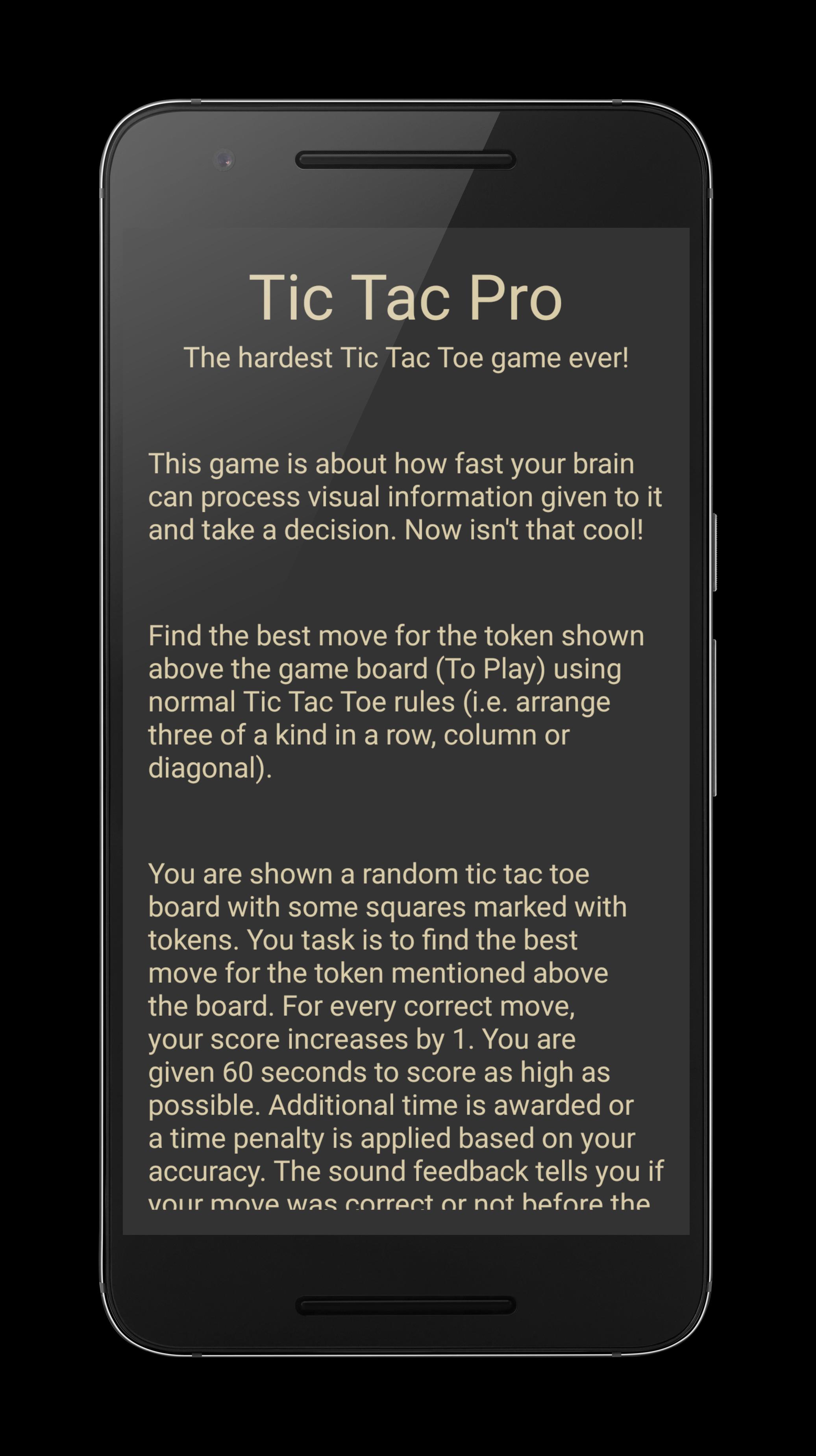 Tic Tac Pro