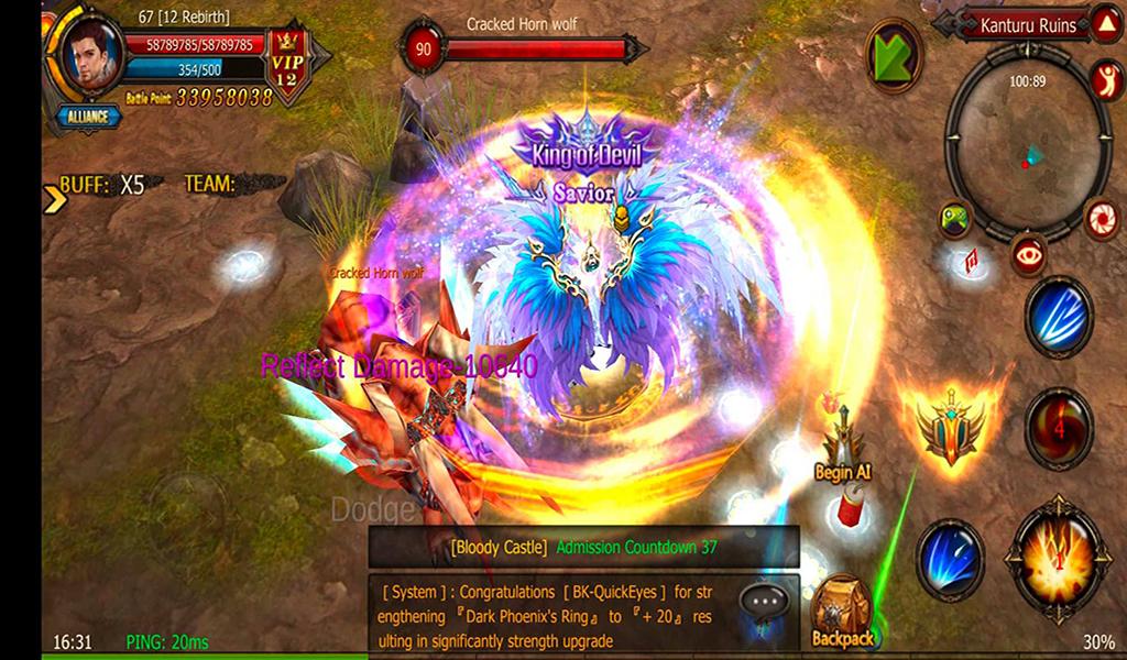Mu Diablo Game MMORPG