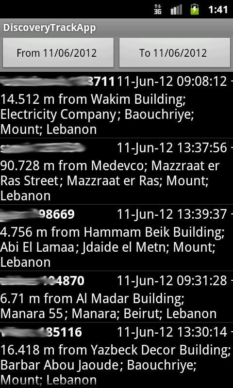 DiscoveryTrack Tracking App