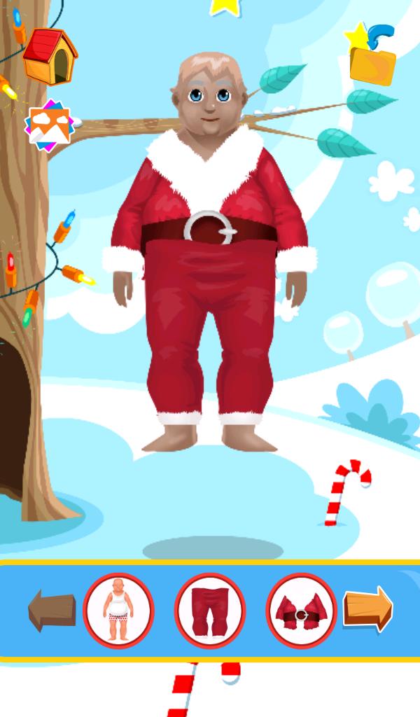 Dress Santa Claus in Christmas