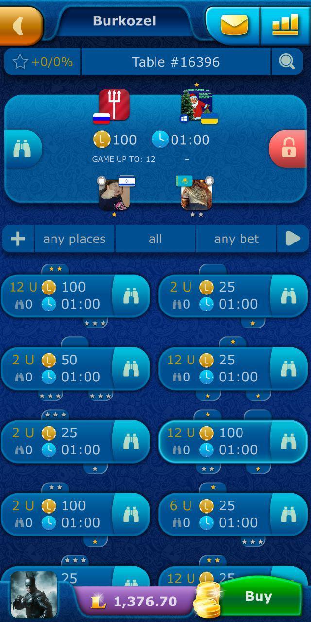 Bura and Burkozel LiveGames - online card game