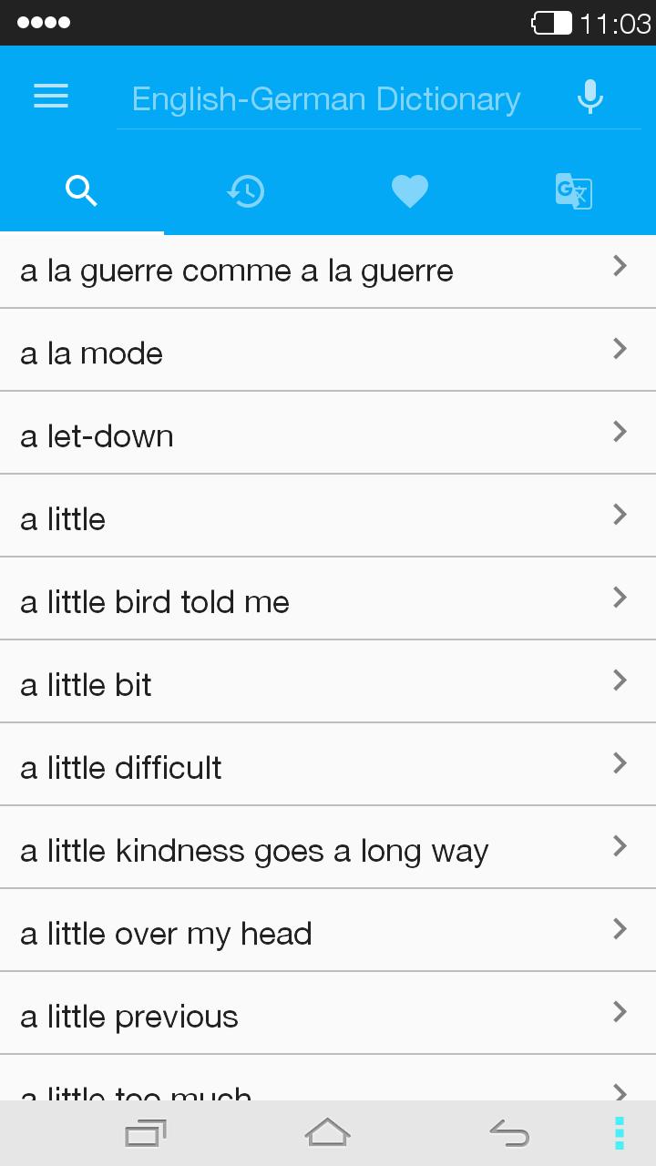 English<->German Dictionary