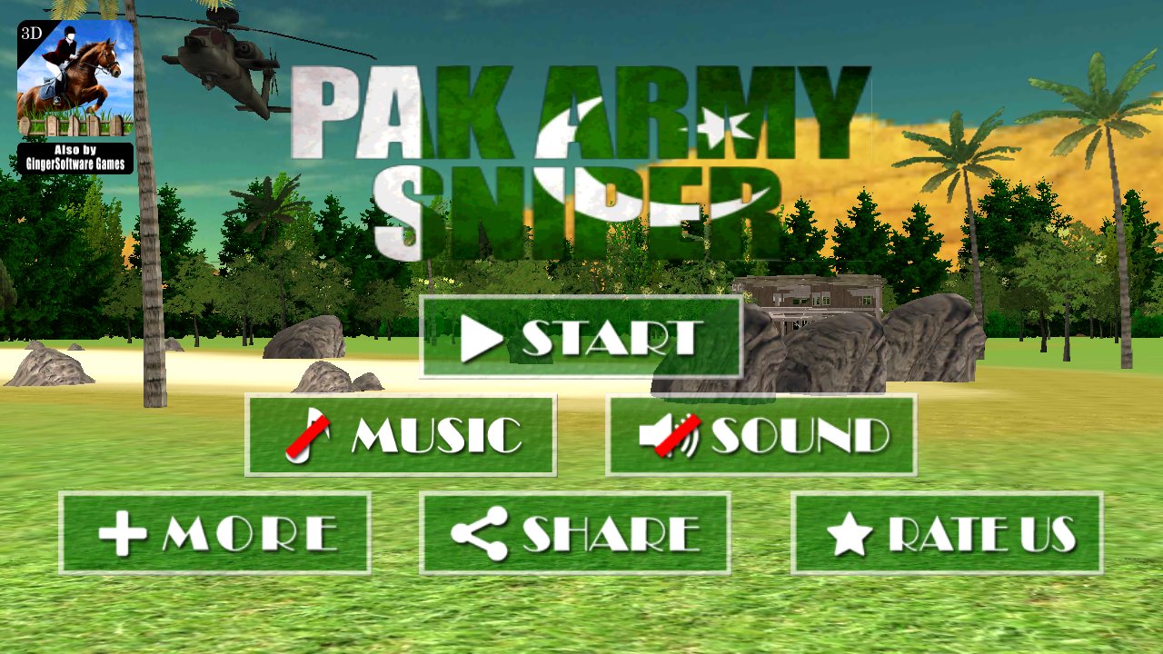 Pak Army Sniper: Free shooting games- FPS