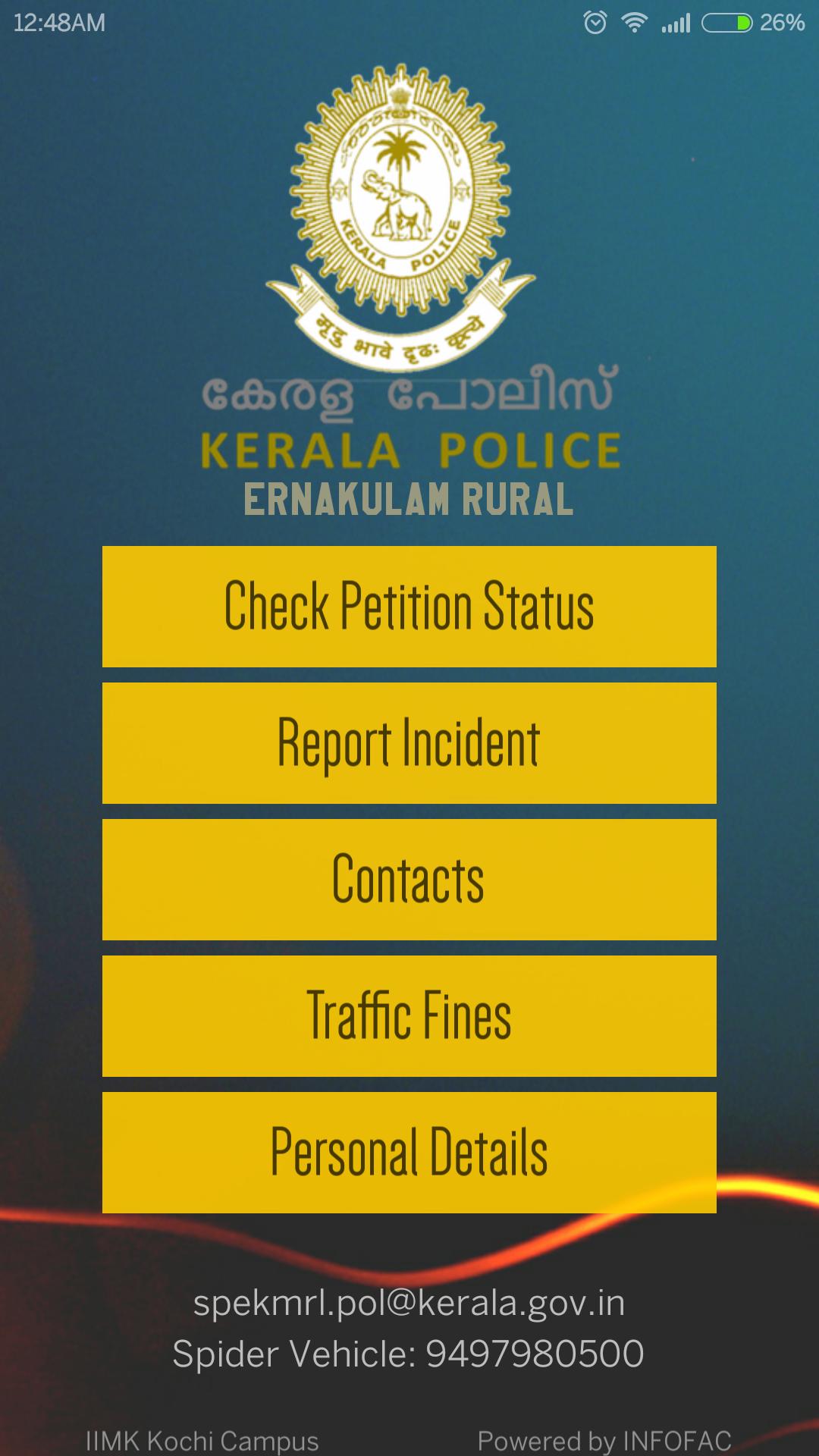Spider Kerala Police Ekm Rural
