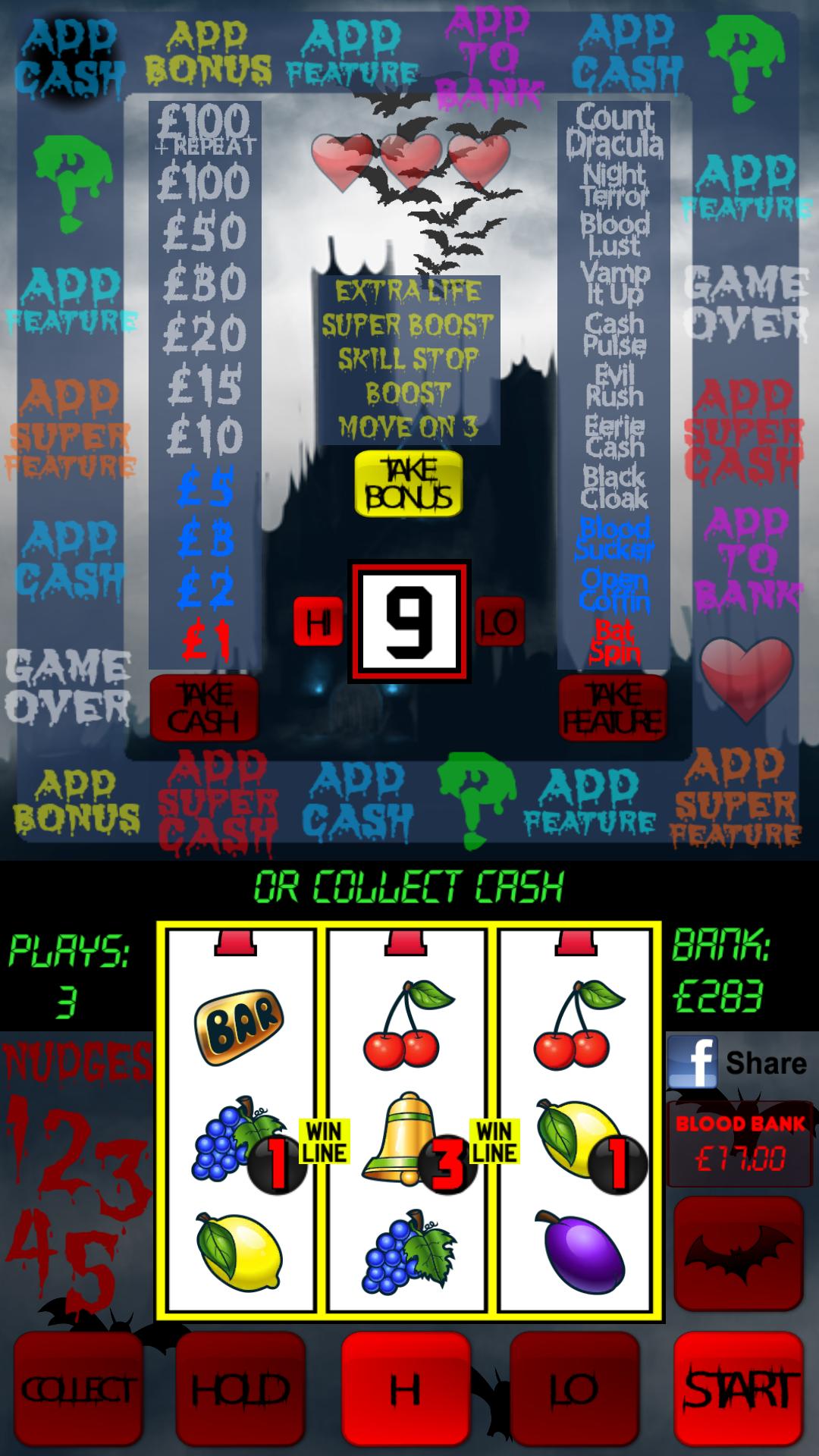 Dracula Fruit Machine
