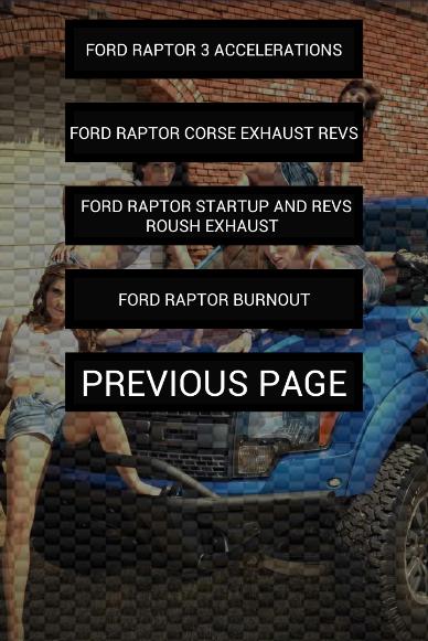 Engine sounds of Raptor SVT