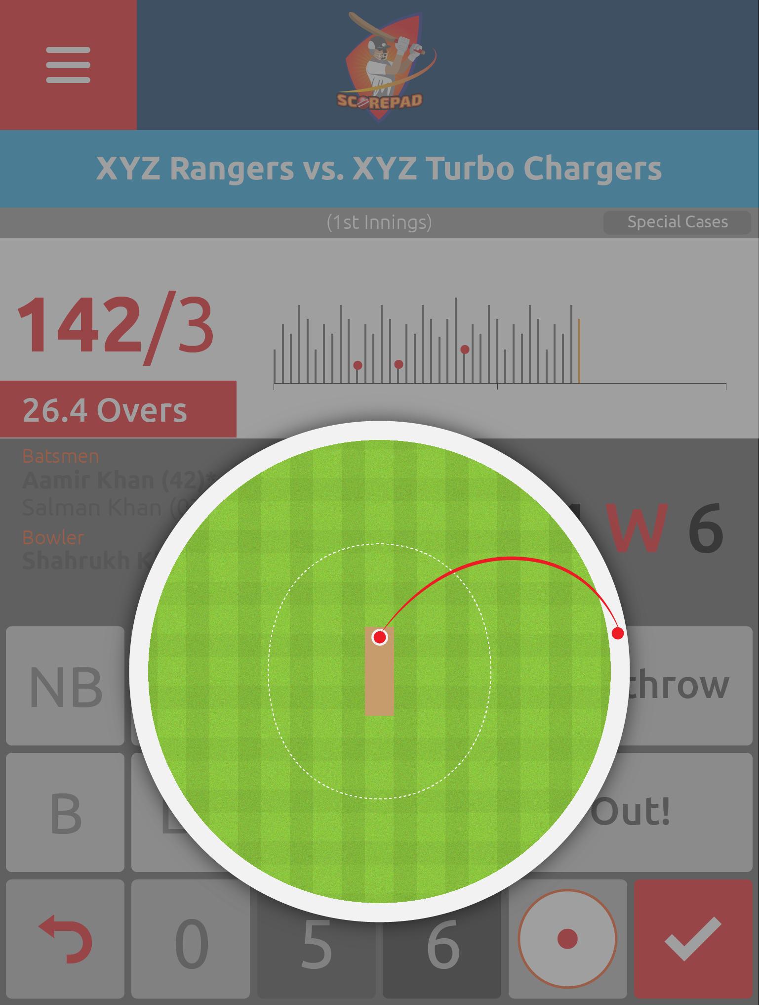 Cricket Score Pad