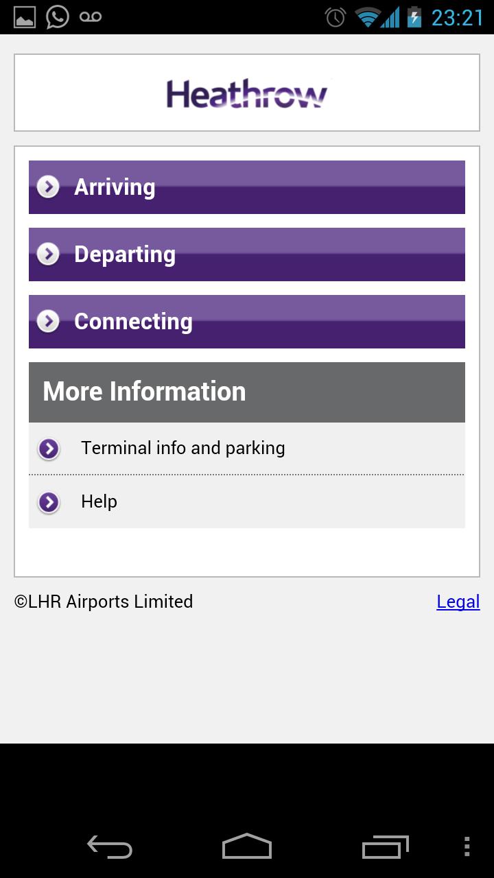 London Heathrow Airport Mobile