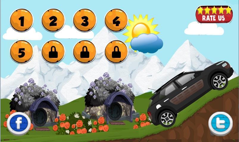 Up Hill Climb Mountain Racing