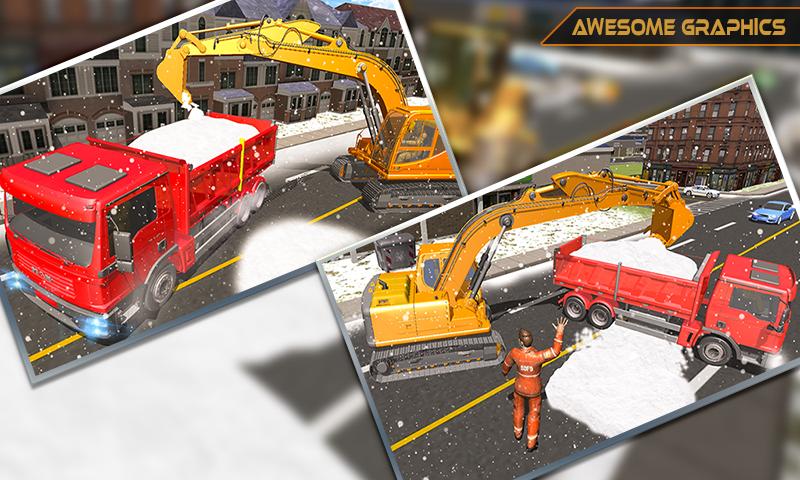 Snow Heavy Excavator Loader Si