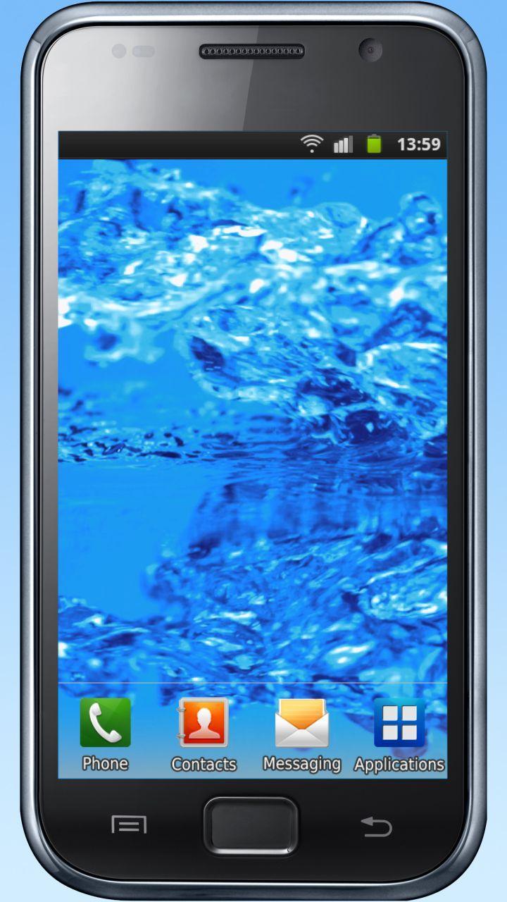 Water drops, bubbles, waves