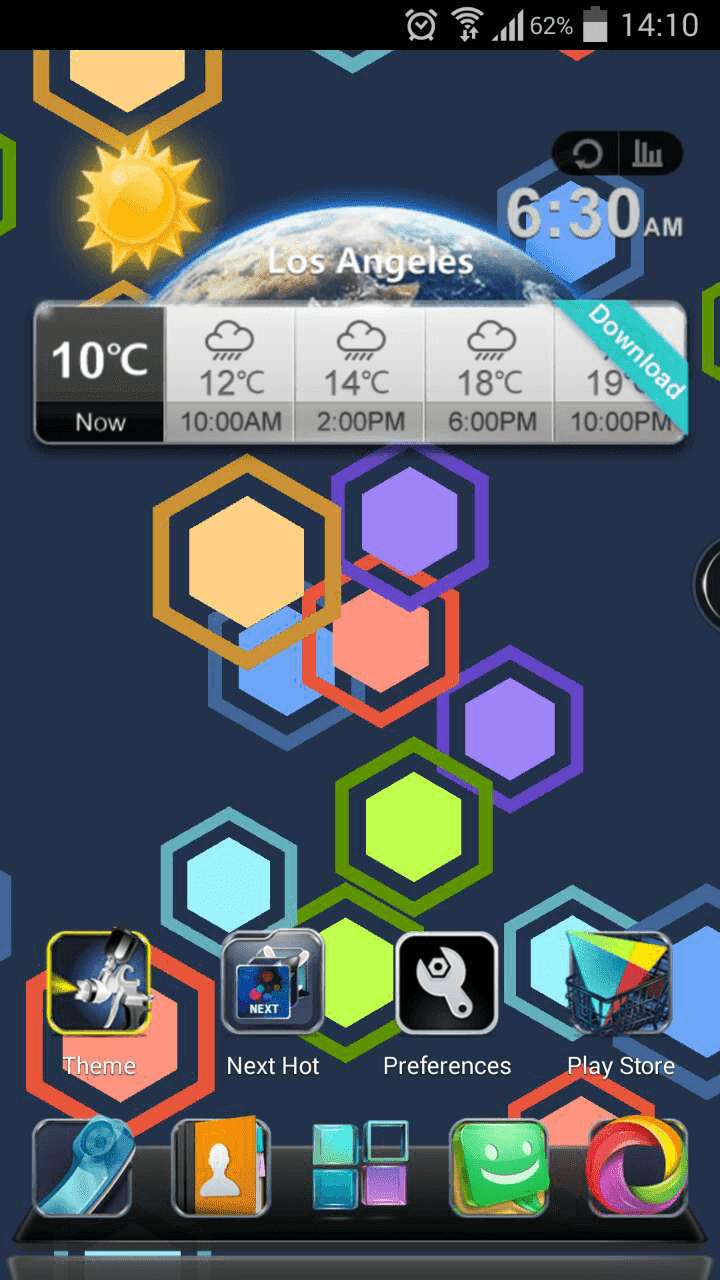Next Hexagon 3D Live Wallpaper