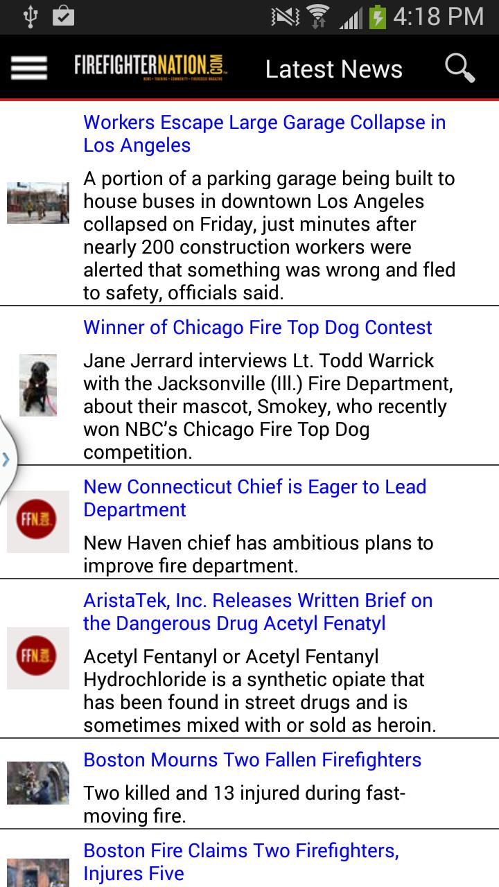 Firefighter Nation News