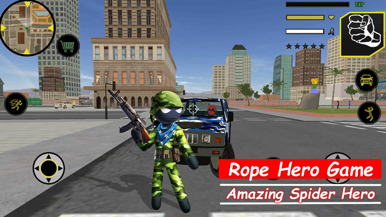 Rope Hero Game