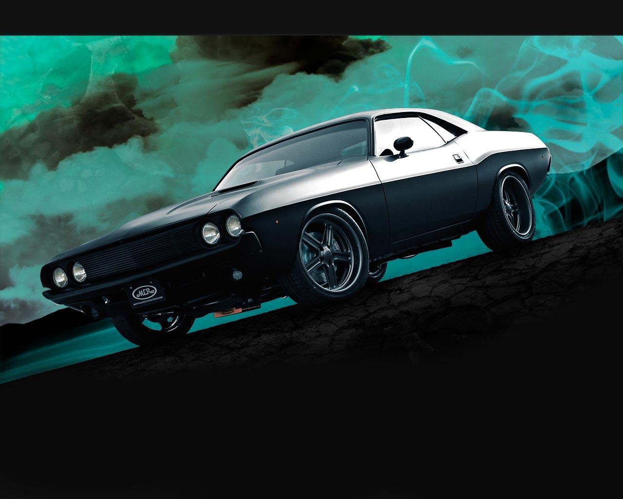 Muscle Cars Race Wallpaper