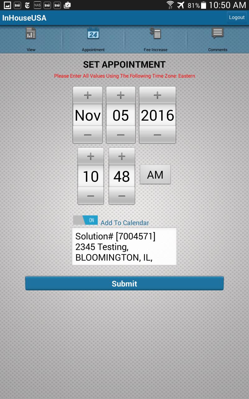 InHouseUSA Mobile App