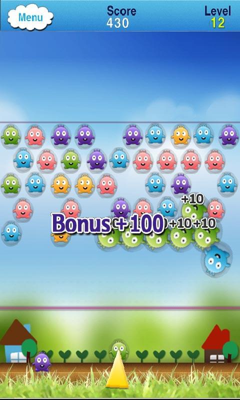 Bubble PongPong the same color