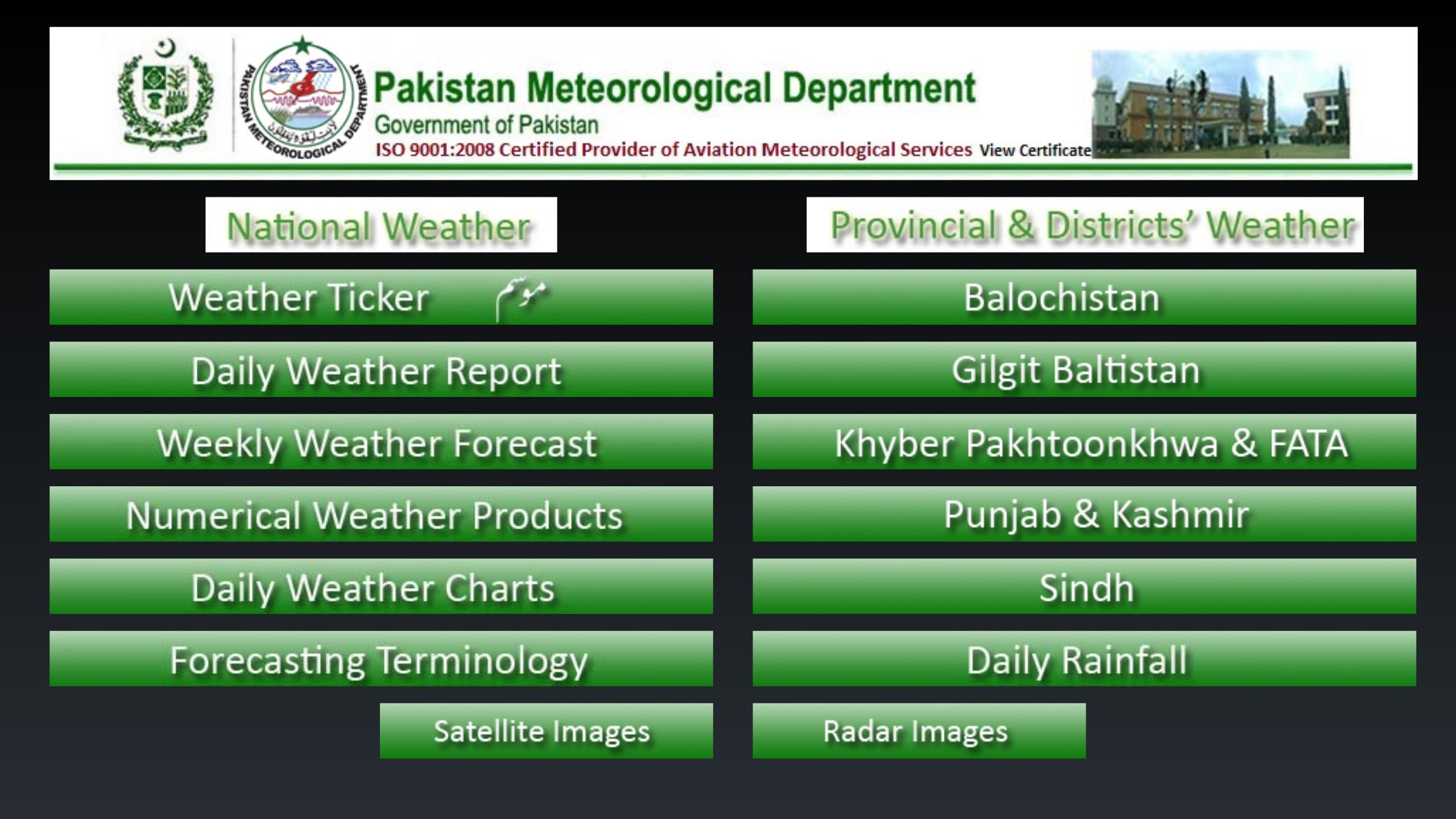 Pakistan Meteorological Department