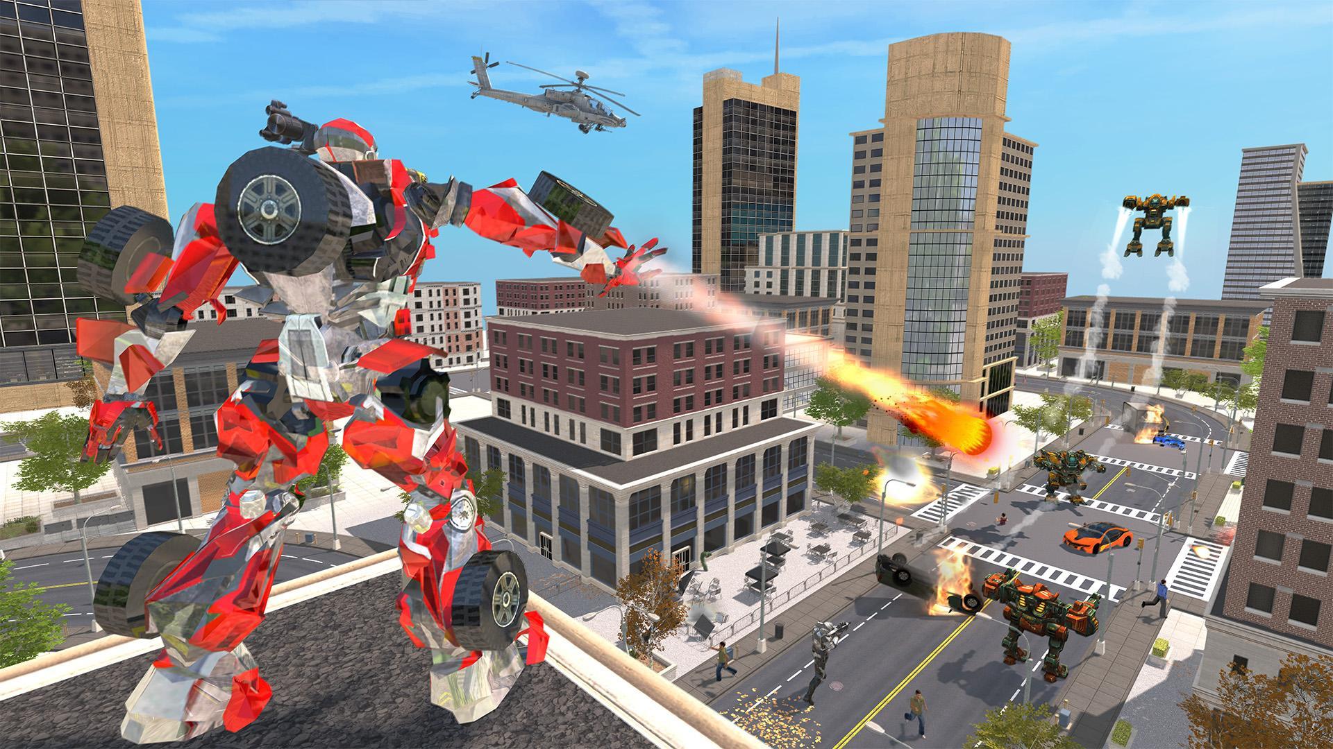 New Multi Car Transforming Robot Game