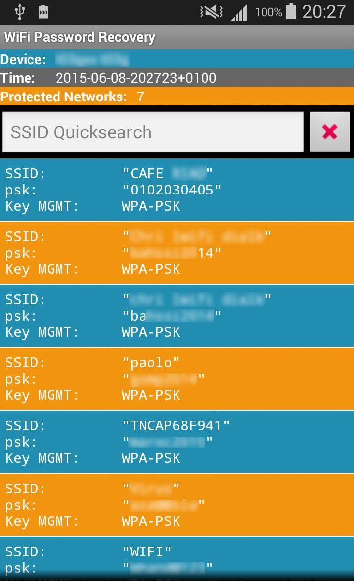 Wifi Password Recovery (ROOT)