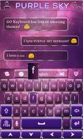 Purple Sky GO Keyboard Theme