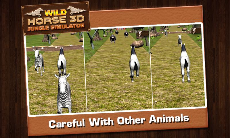Wild Horse Jungle Simulator 3D