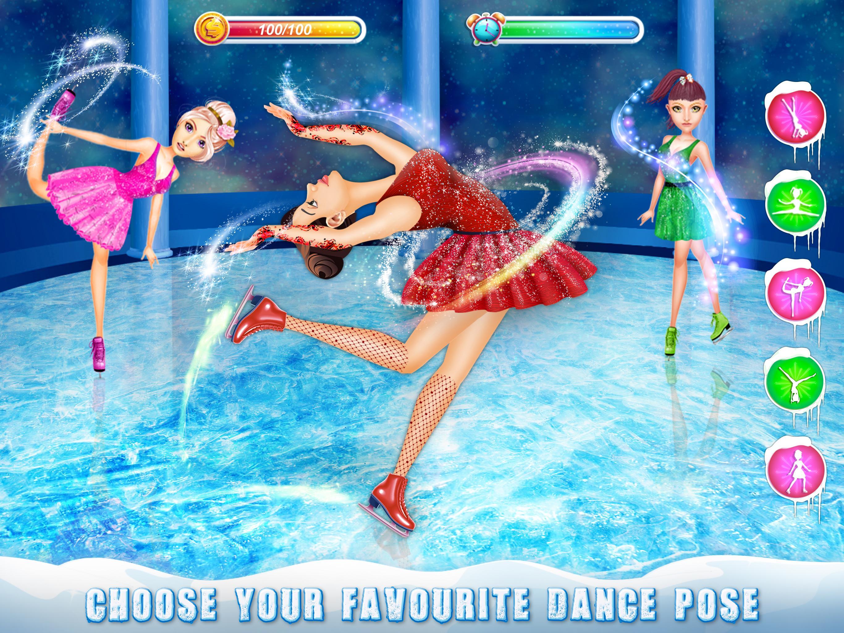 Ice Skating Ballerina Dance Makeup Salon