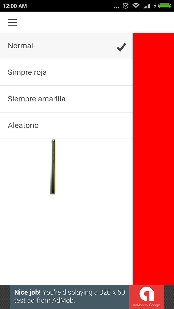 Tarjeta roja simple
