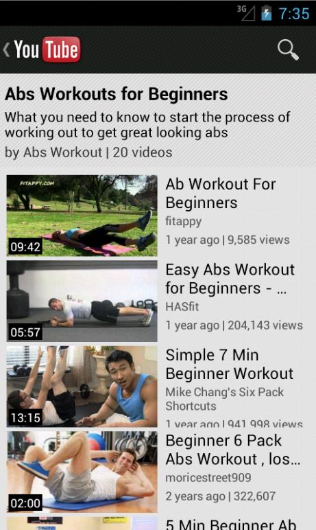 Abs Workout Videos