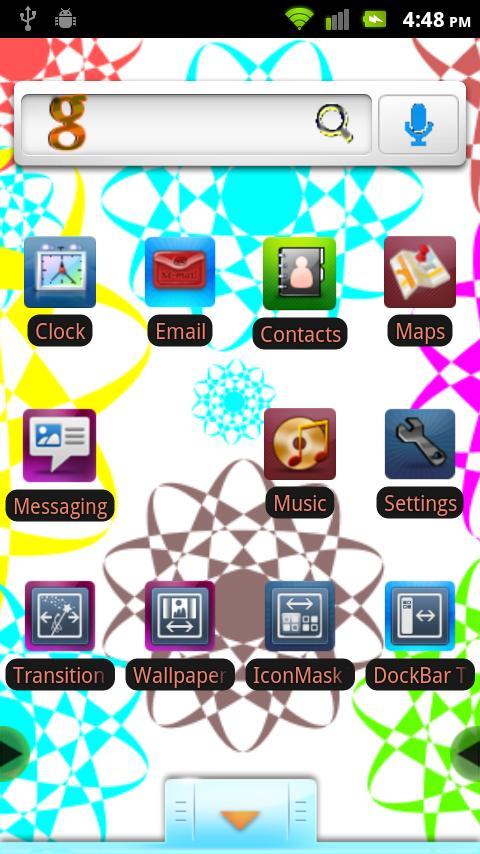 Panda Home Painted Flowers