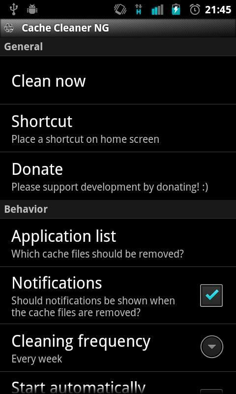 CacheCleaner NG