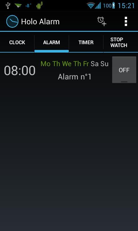 Holo Alarm, Timer, Chrono