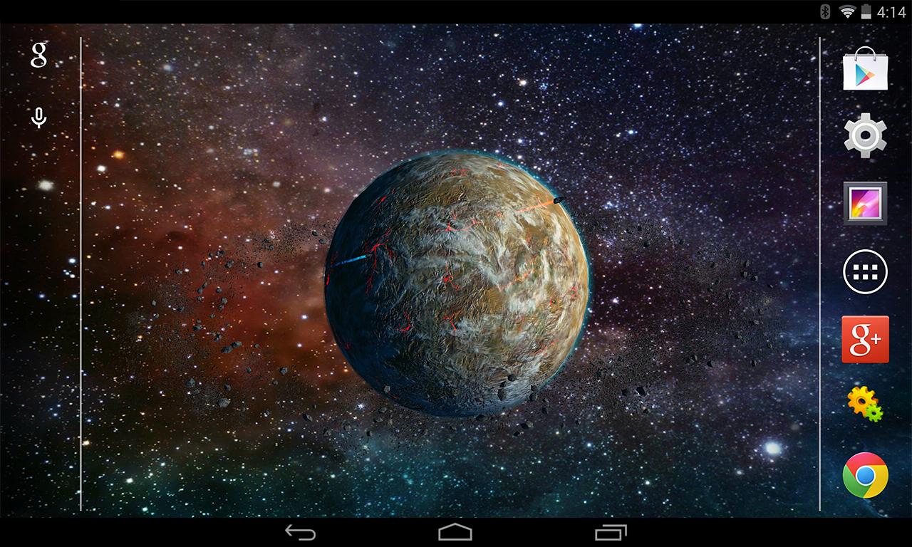 3D Planet Free Live Wallpaper