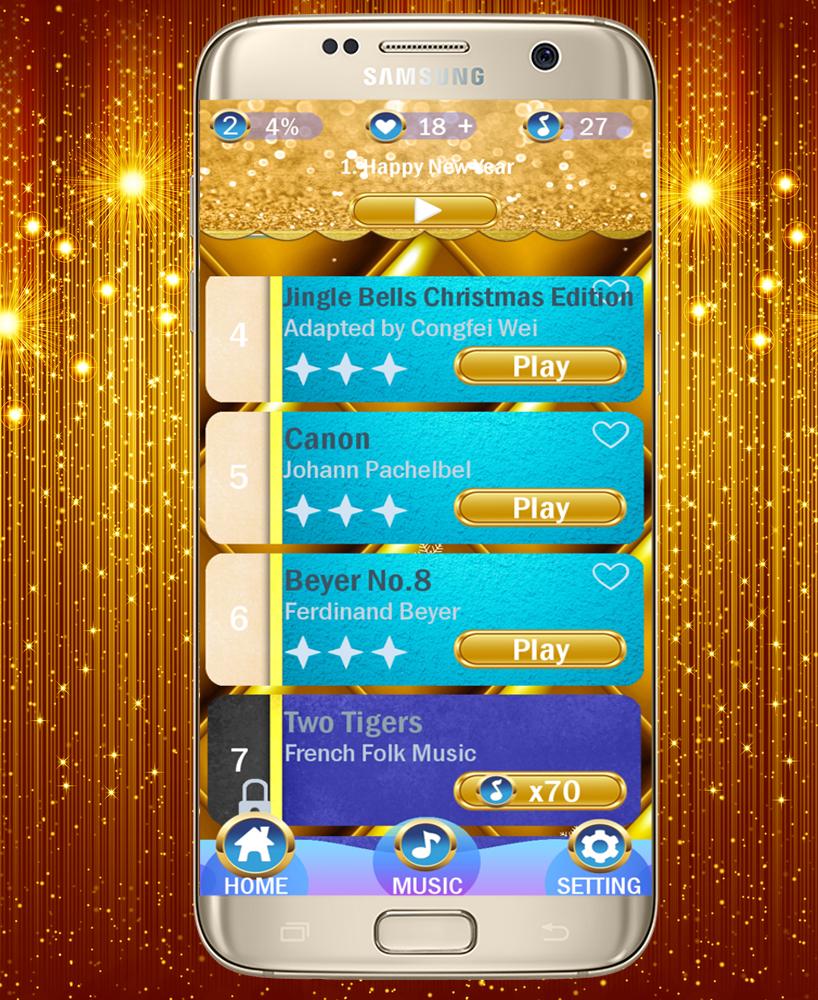 Gold Piano Tiles Magic 2