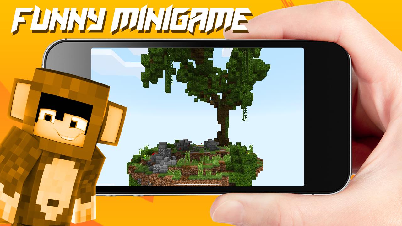 New Jungle Monkey Poop Fun Minigame MCPE 2018